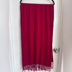 Jones New York Vibrant Red Pashmina Scarf